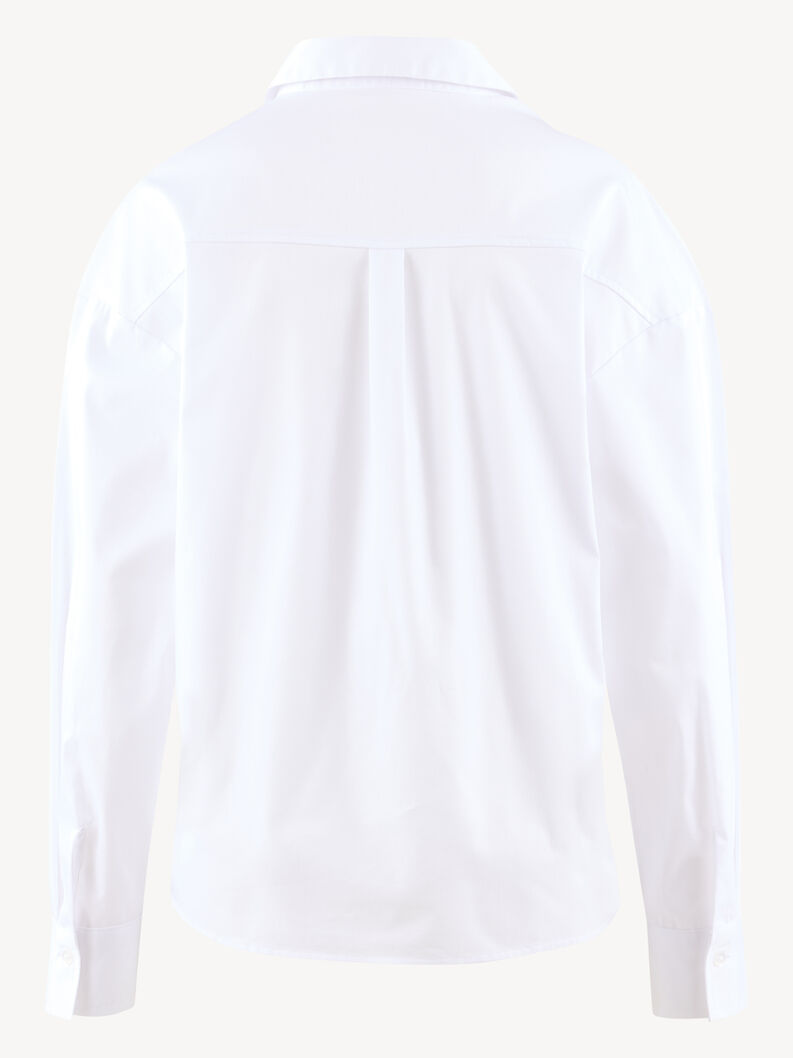 Bluse - weiß, Bright White, hi-res