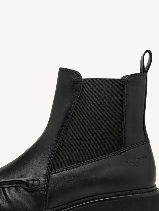 Chelseaboot, BLACK LEATHER, hi-res