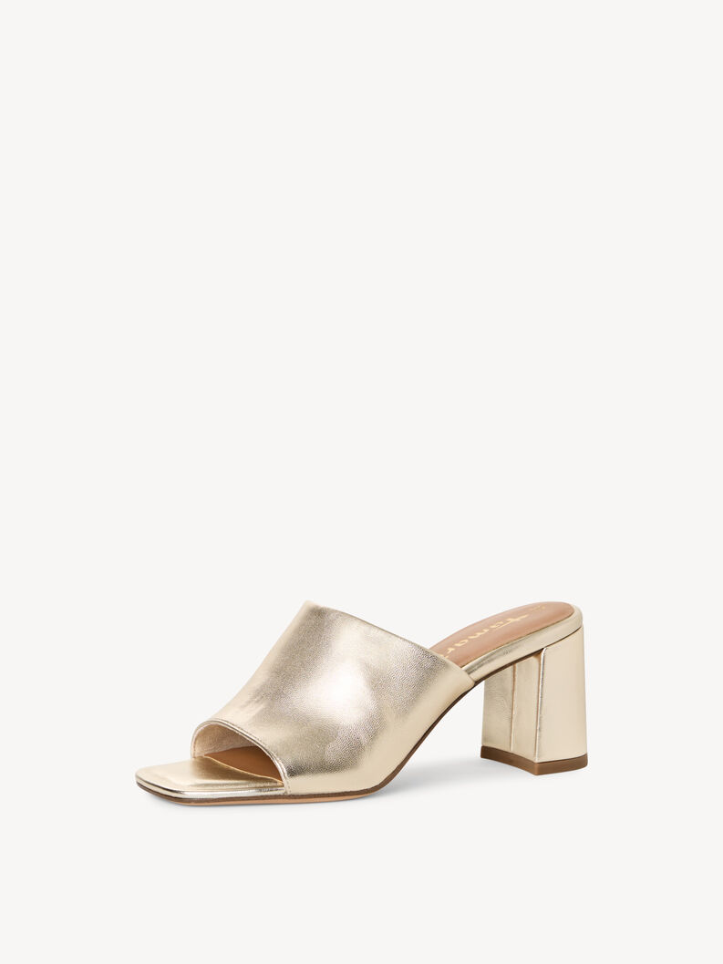 Pantolette - gold, LIGHT GOLD, hi-res