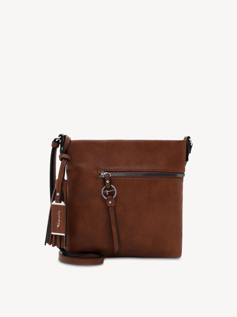 Schoudertas - bruin, cognac, hi-res