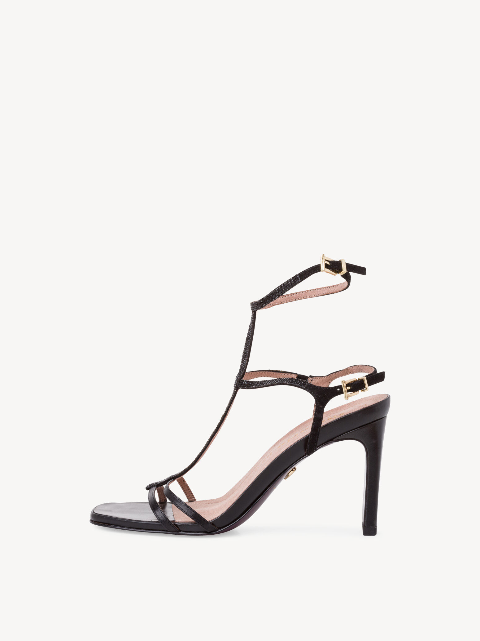 Tamaris Sandalo Con Tacco Donna 1-1-28008-28 - Stiletto 7,5 Cm, Cinturino E Fibbia, Sintetico