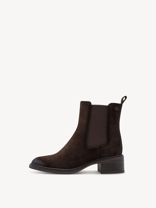 Leren Chelseaboot, MOCCA SUEDE, hi-res