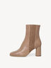 Leather Bootie - brown, TAUPE, hi-res