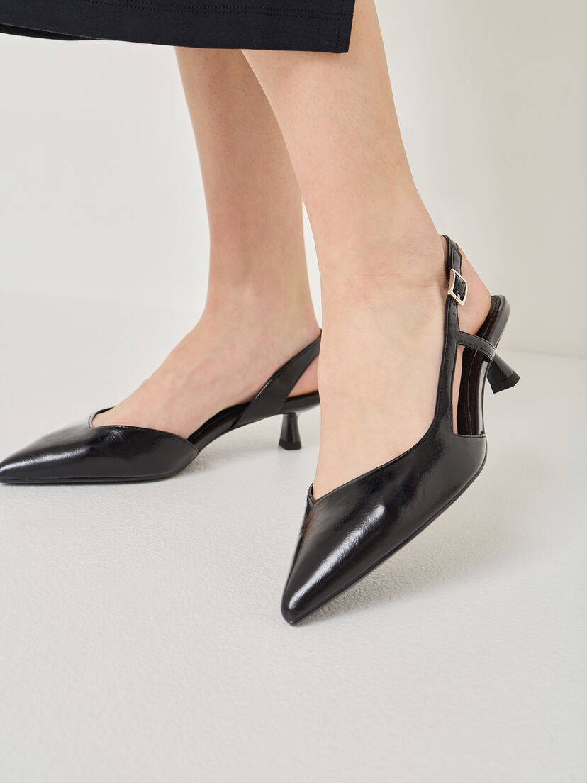 Slingpumps, BLACK, hi-res