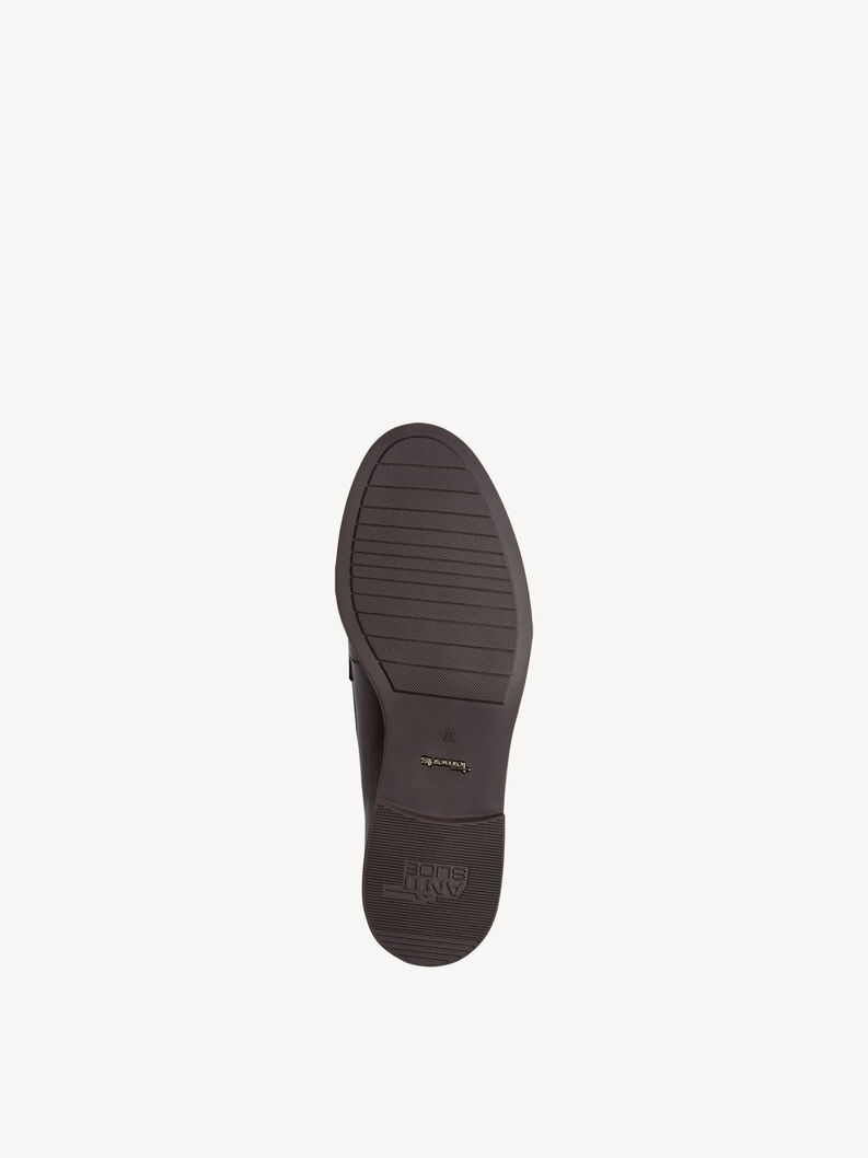 Leren Instappers - bruin, MOCCA LEATHER, hi-res