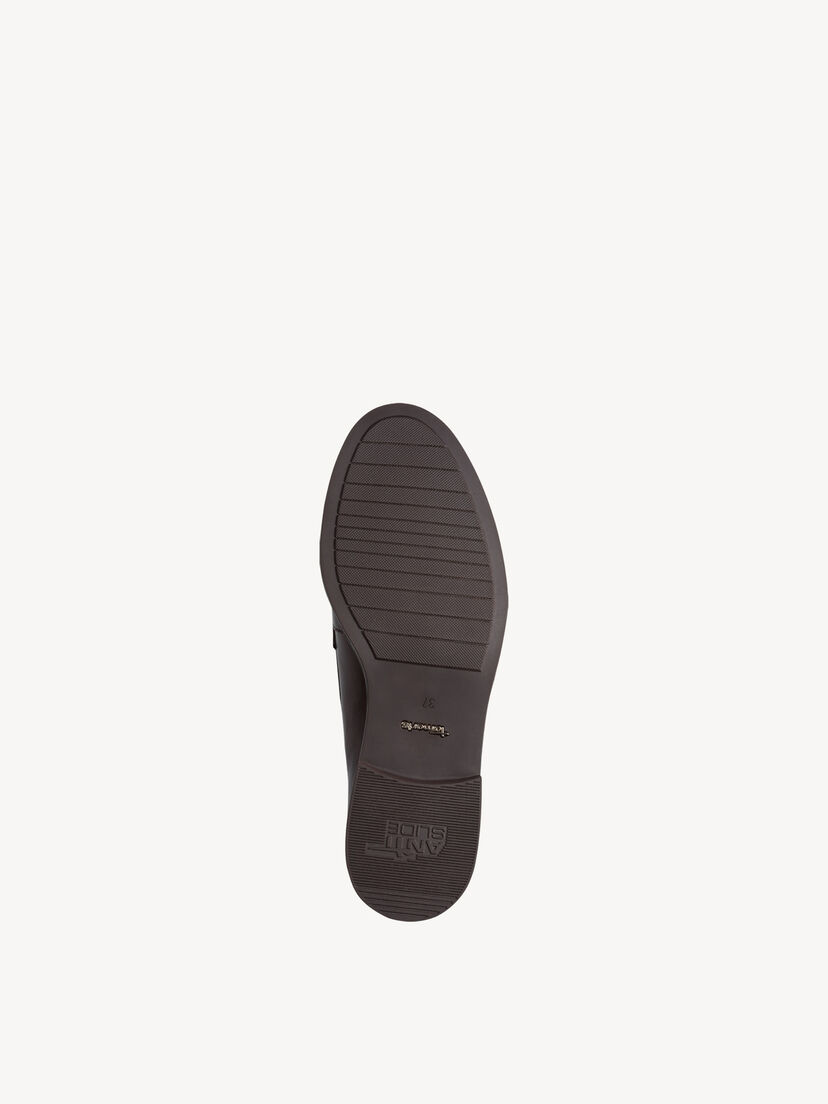 Leren Instappers - bruin, MOCCA LEATHER, hi-res
