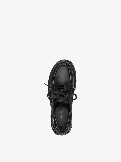 Halbschuh, BLACK LEATHER, hi-res