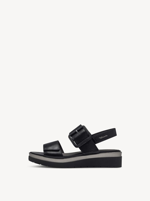 Heeled sandal, BLACK COMB, hi-res