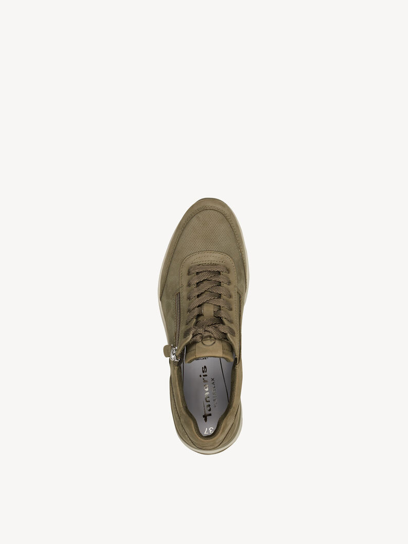 Ledersneaker - gr&uuml;n, OLIVE, hi-res