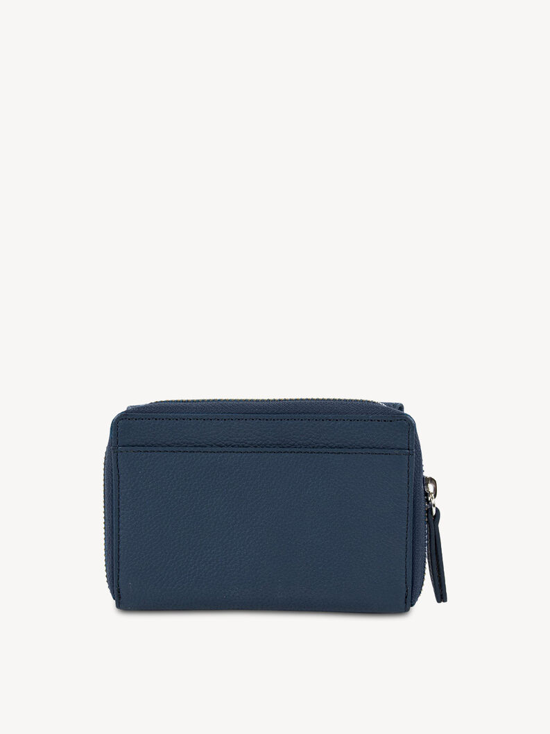 Ledergeldbörse - blau, blue, hi-res