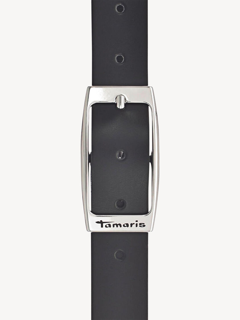 Leren Riem - zwart, zwart, hi-res