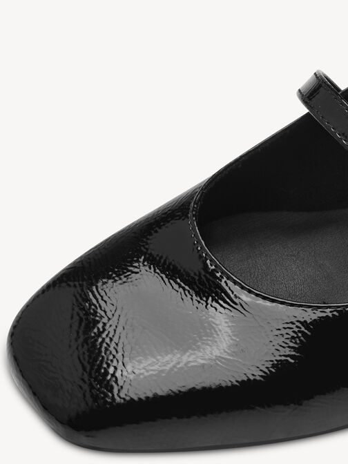 Pumps, BLACK UNI struc. Patent, hi-res