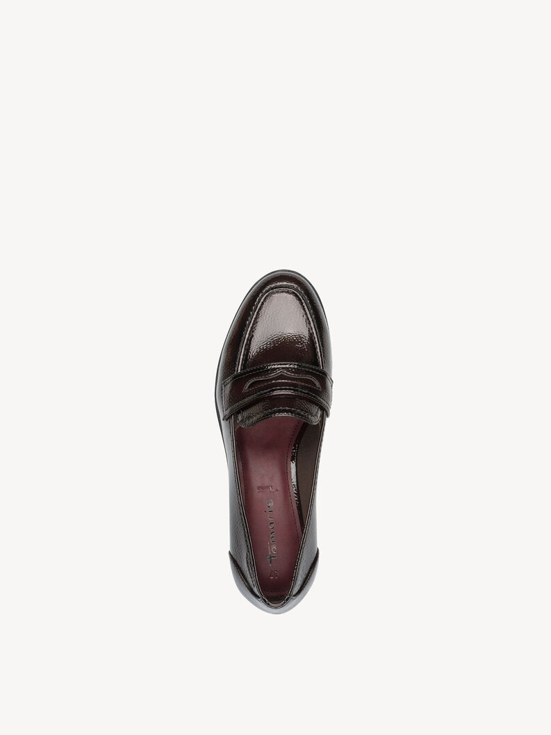 Instappers - bruin, MOCCA PATENT, hi-res