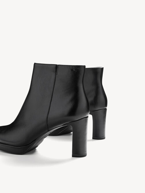 Stiefelette, BLACK LEATHER, hi-res