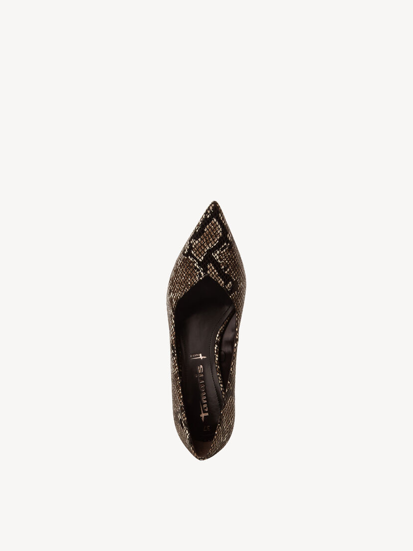 Pumps, BLACK SNAKE, hi-res