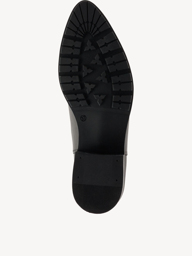 Leder Chelsea Boot - schwarz, BLACK LEATHER, hi-res