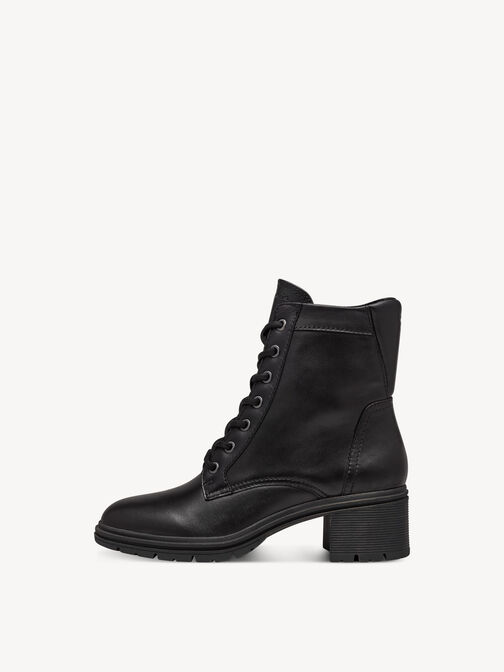 Stiefelette, BLACK LEATHER, hi-res