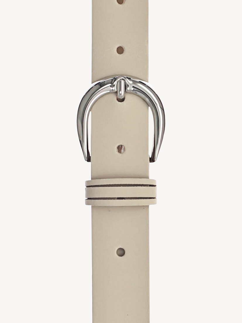 Leren Riem - beige, Lichte beiige, hi-res