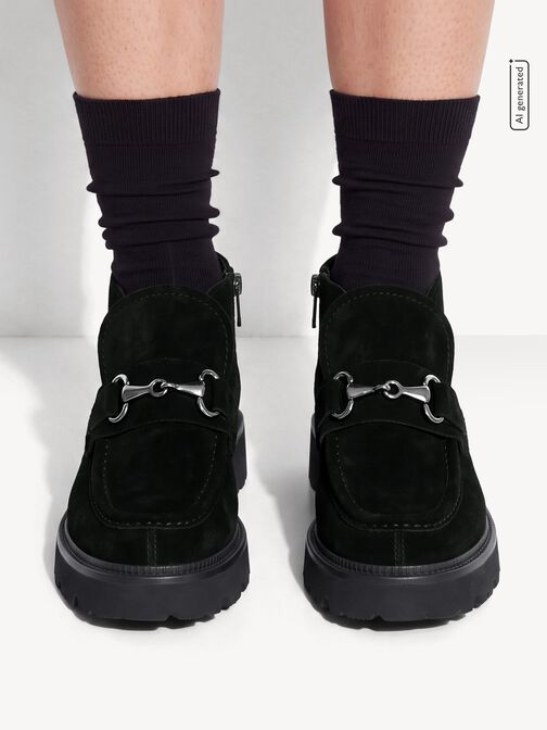 Bootie, BLACK SUEDE, hi-res