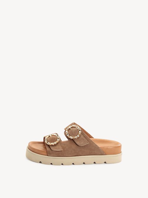 Mule, TAUPE SUEDE, hi-res