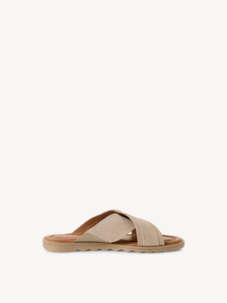 Mule en cuir - marron, ANTELOPE, hi-res