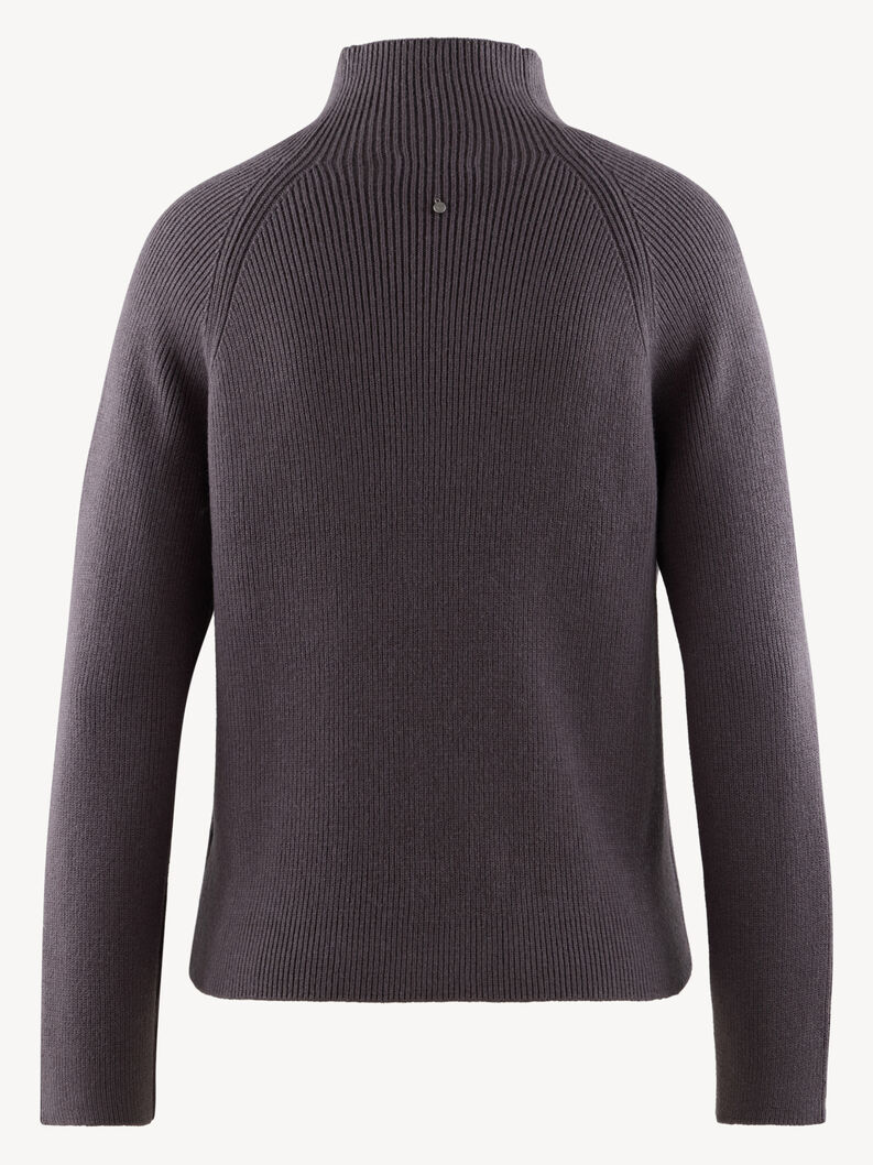 Pletený svetr - černá, Phantom, hi-res