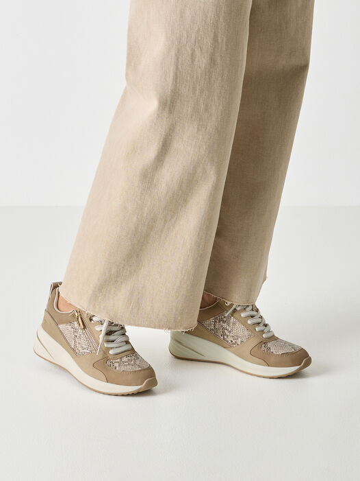 Sneaker, BEIGE SNAKE, hi-res