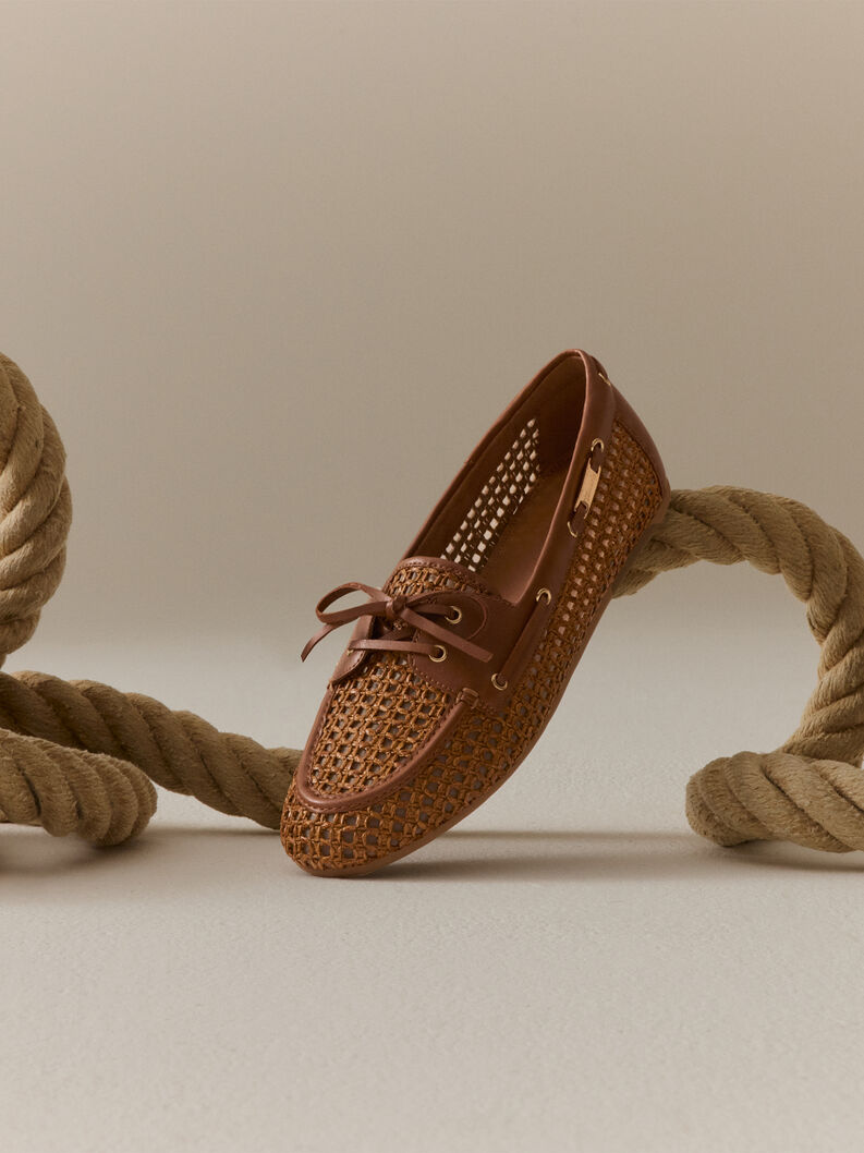 Mocassini, COGNAC STRUCT., hi-res