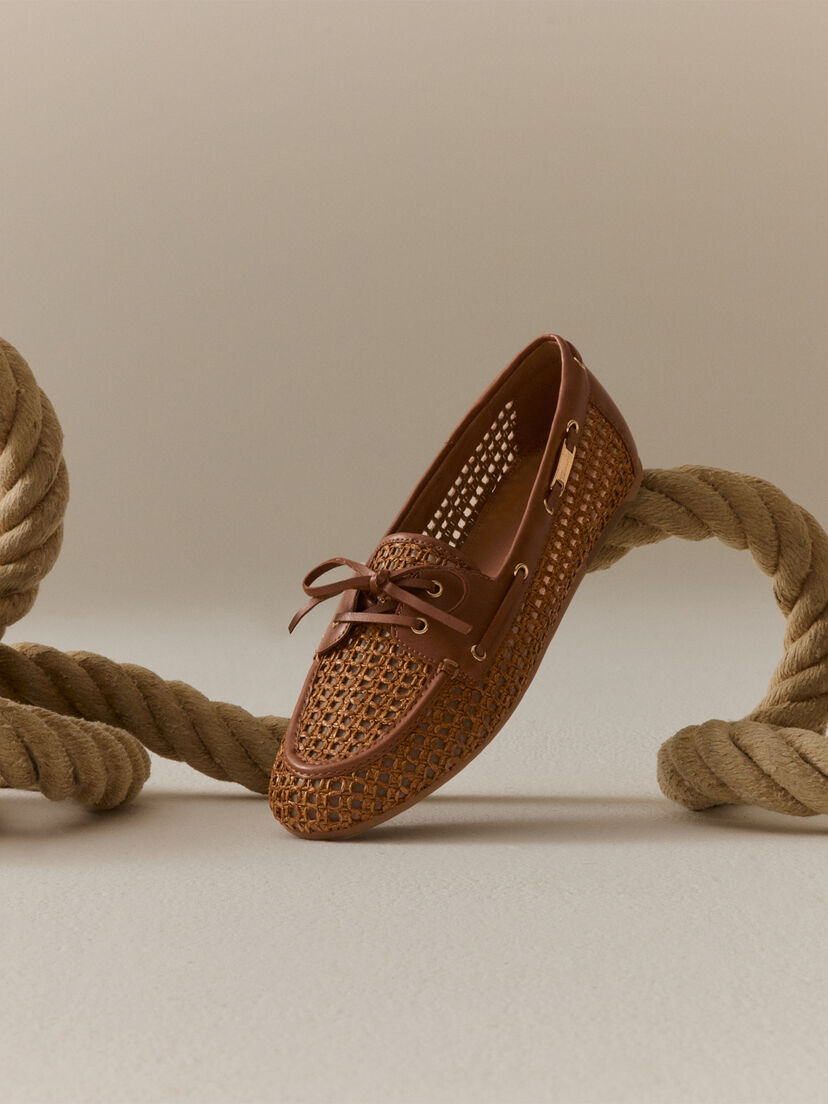 Mocassin, COGNAC STRUCT., hi-res