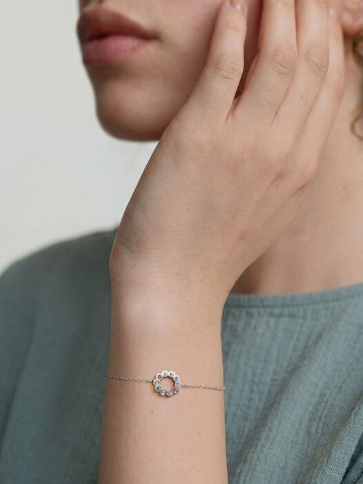 Armband, zilver, hi-res
