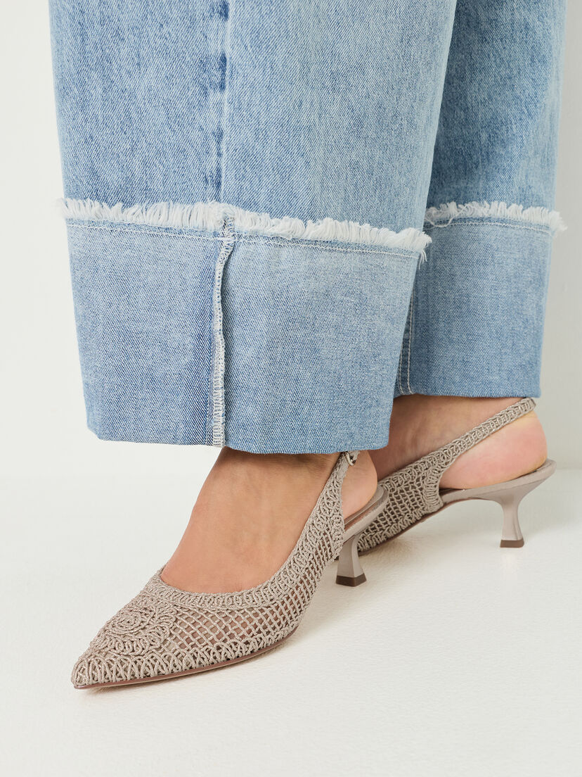 Slingpumps, LIGHT GOLD, hi-res