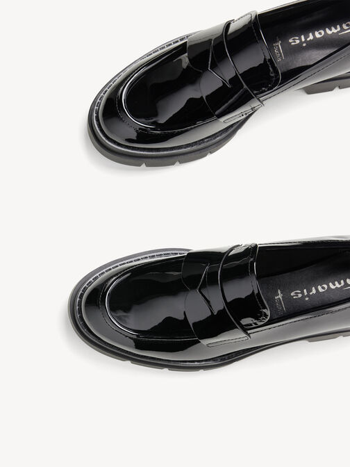 Slipper, BLACK PATENT, hi-res