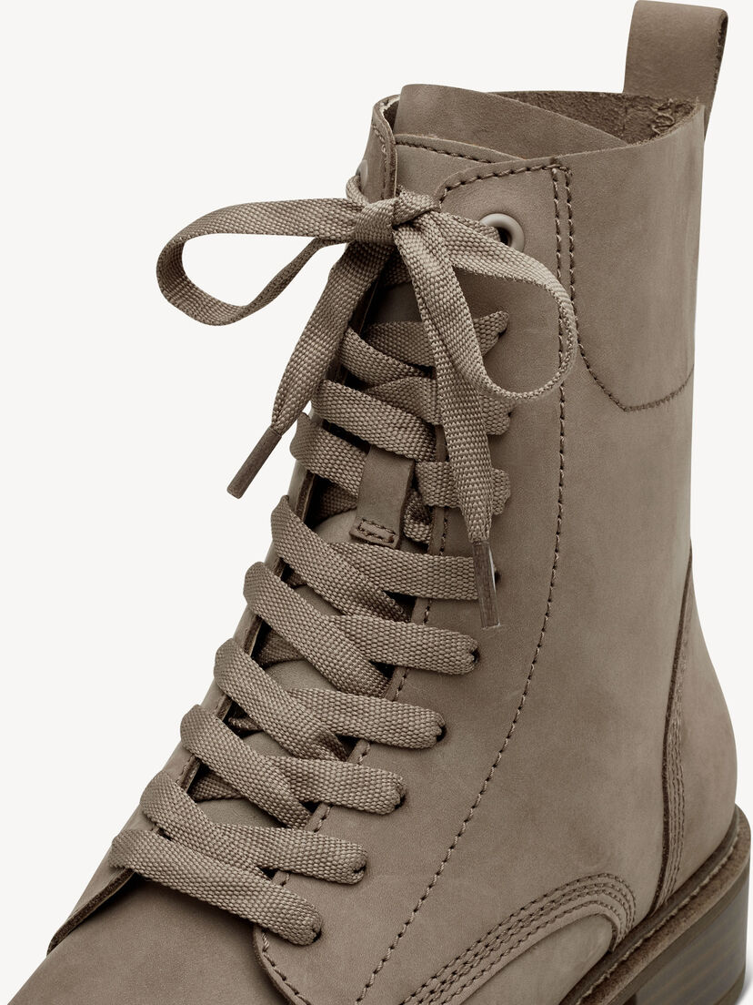 Leren Enkellaarsje - beige, TAUPE, hi-res