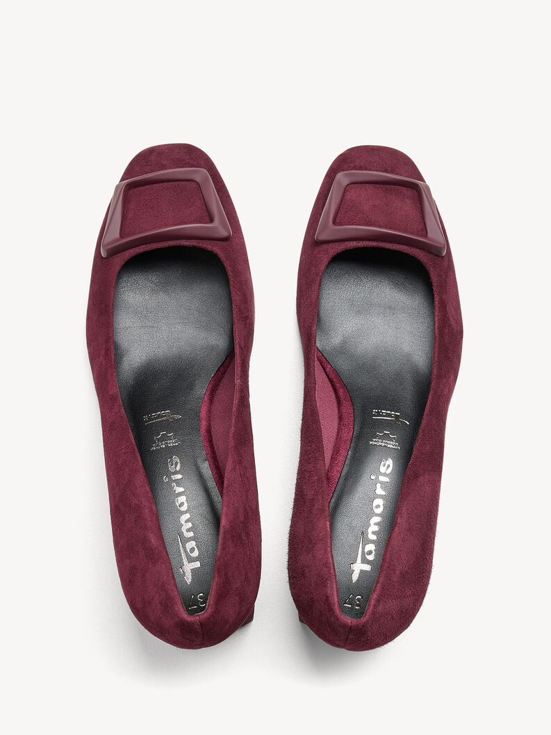 Escarpin, MERLOT SUEDE, hi-res