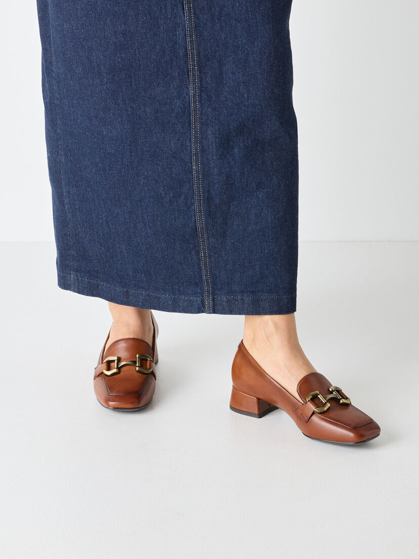 Leren Trotteur - bruin, cognac, hi-res