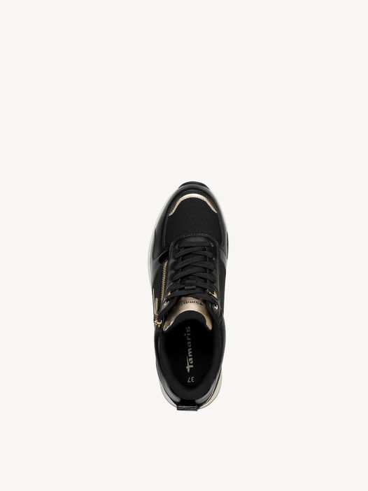 Sneaker, BLACK/GOLD, hi-res