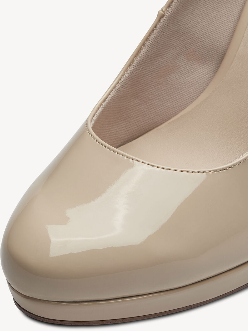 Pumps - beige, BEIGE PATENT, hi-res