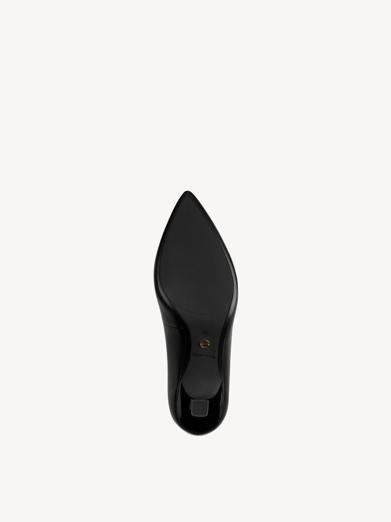 Leather Pumps - black, BLACK, hi-res