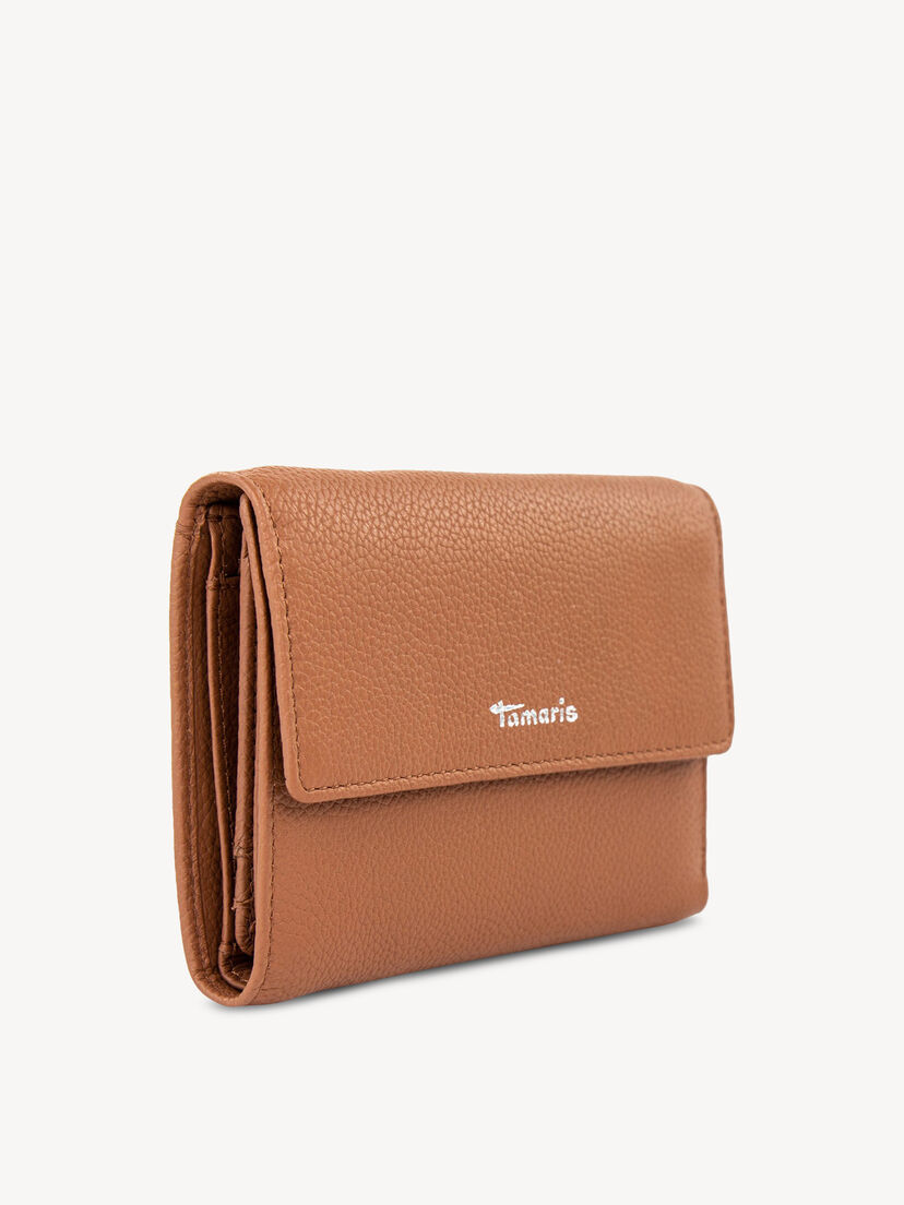 Leren Portemonnee - bruin, cognac, hi-res