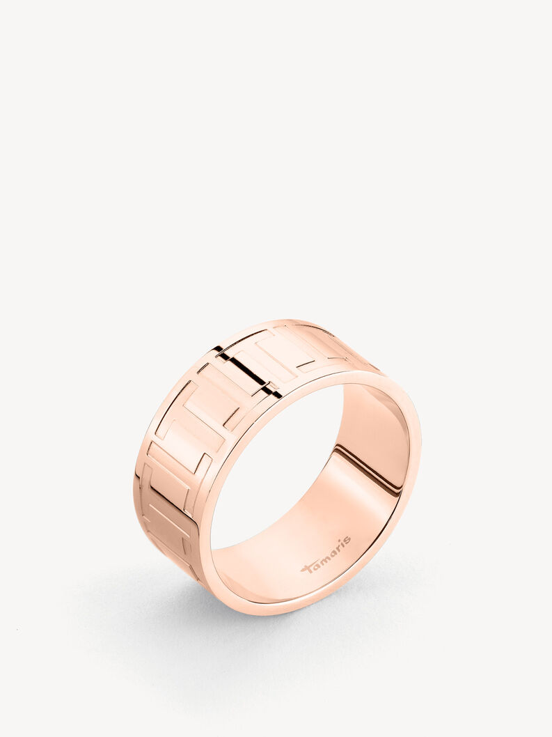 Bague, rosé or, hi-res