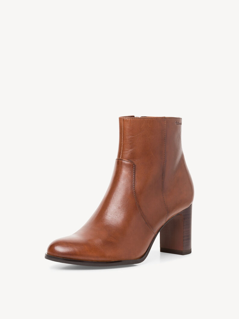 knelpunt Pikken overzee Leather Bootie - brown 1-1-25356-29-305: Buy Tamaris Booties online!