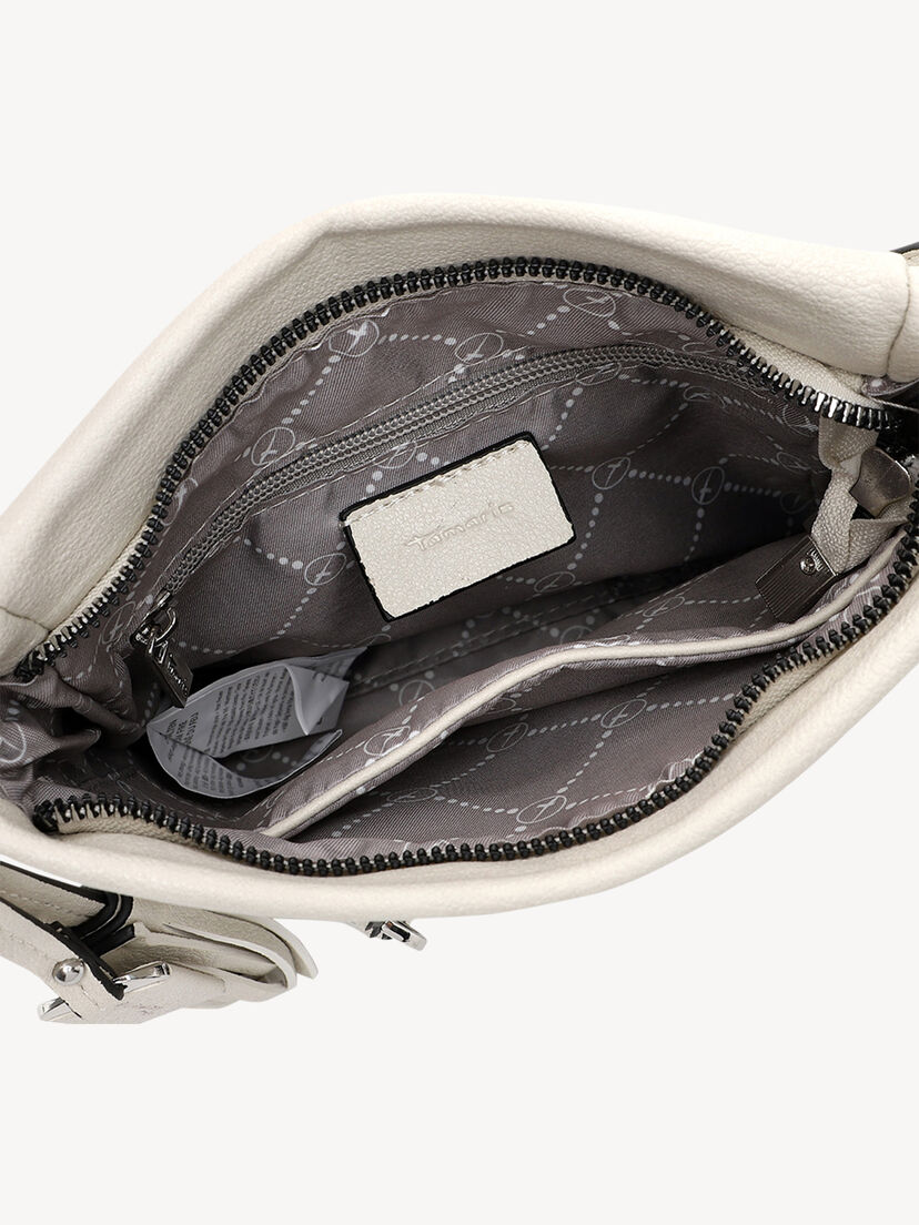 Schoudertas - grijs, ecru, hi-res