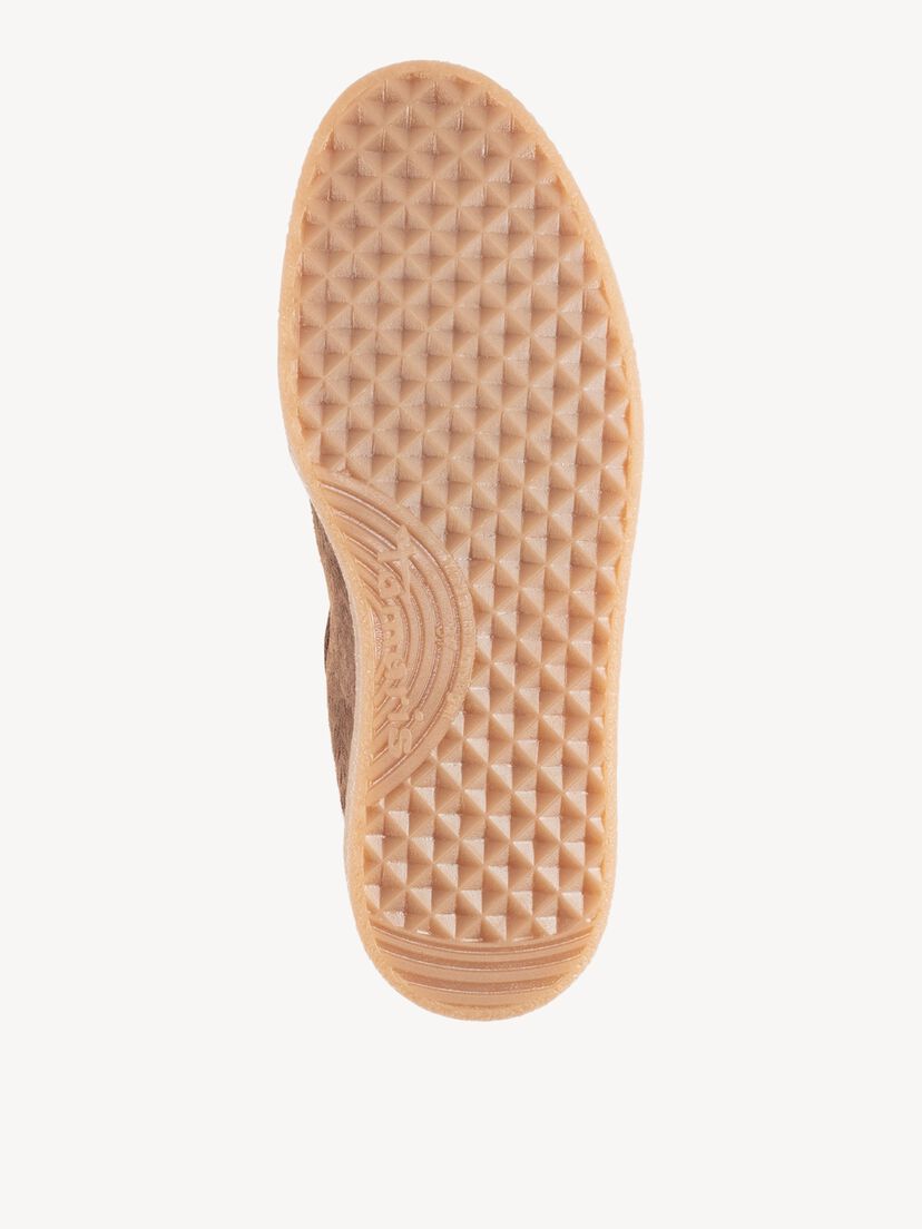 Leren Sneaker - bruin, BROWN, hi-res
