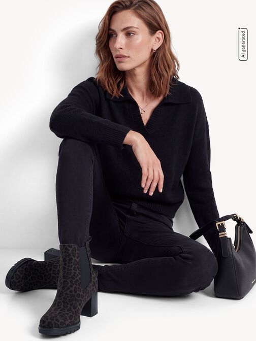 Bottine Chelsea, GREY LEOPARD, hi-res