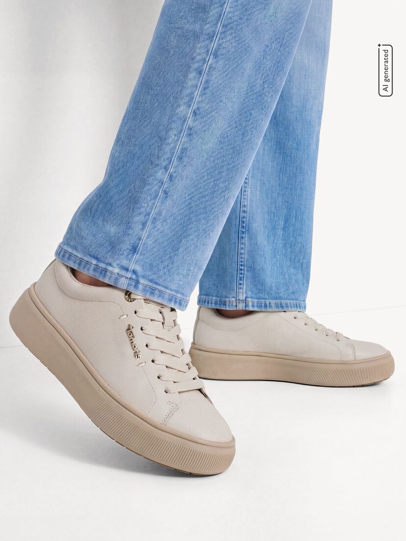Sneaker, IVORY LEATHER, hi-res