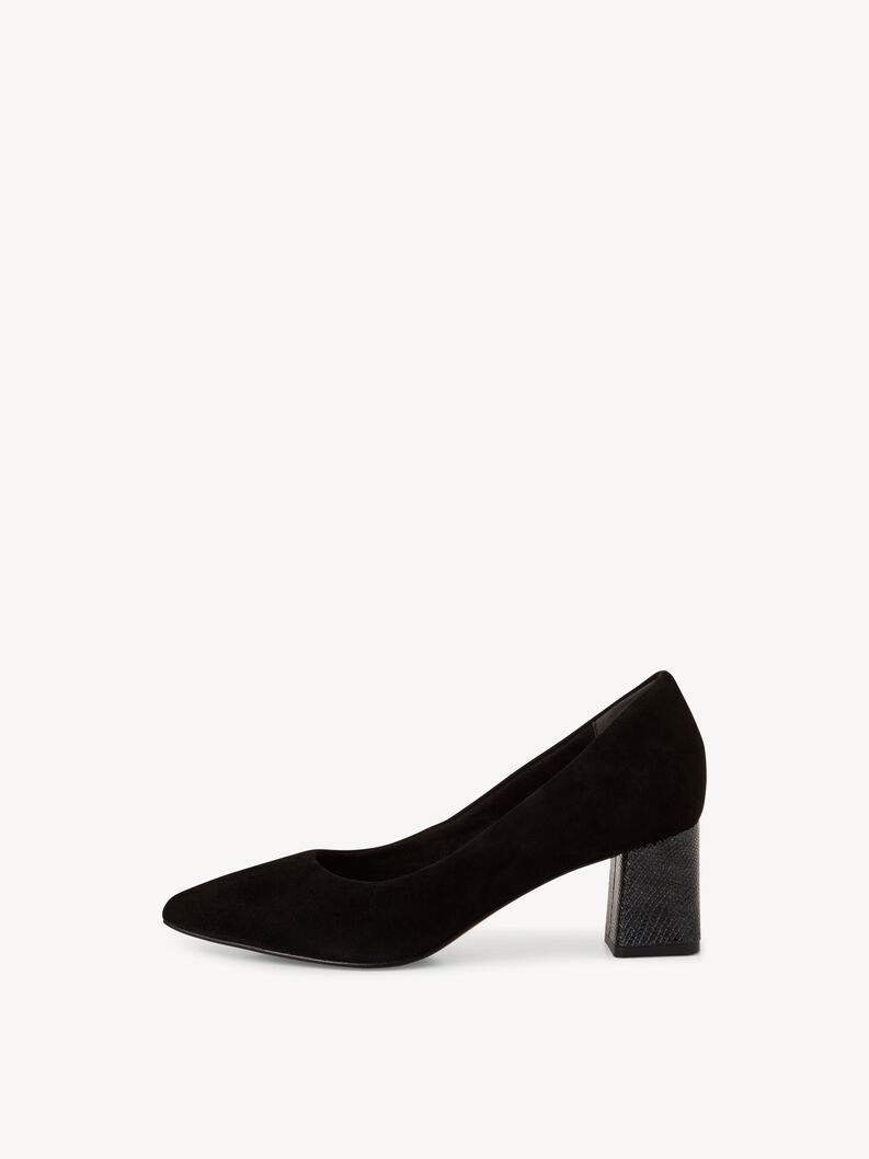 Escarpin en cuir - noir, BLACK COMB, hi-res