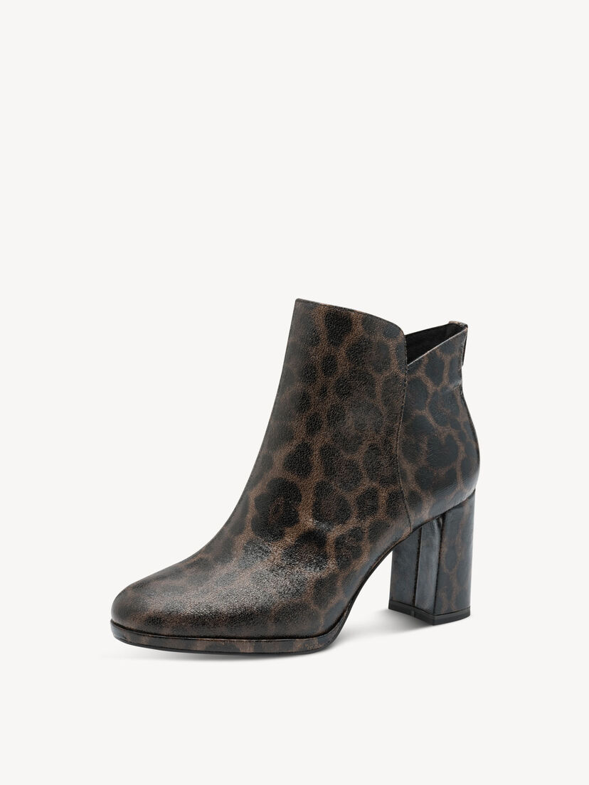 Enkellaarsje - bruin, LEOPARD, hi-res