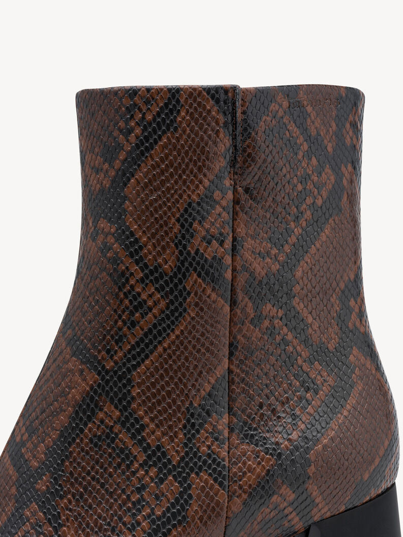 Bottine - marron, MOCCA SNAKE, hi-res