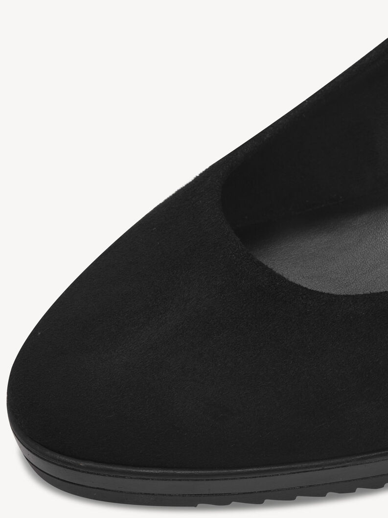 Decolleté con tacco - nero, BLACK, hi-res