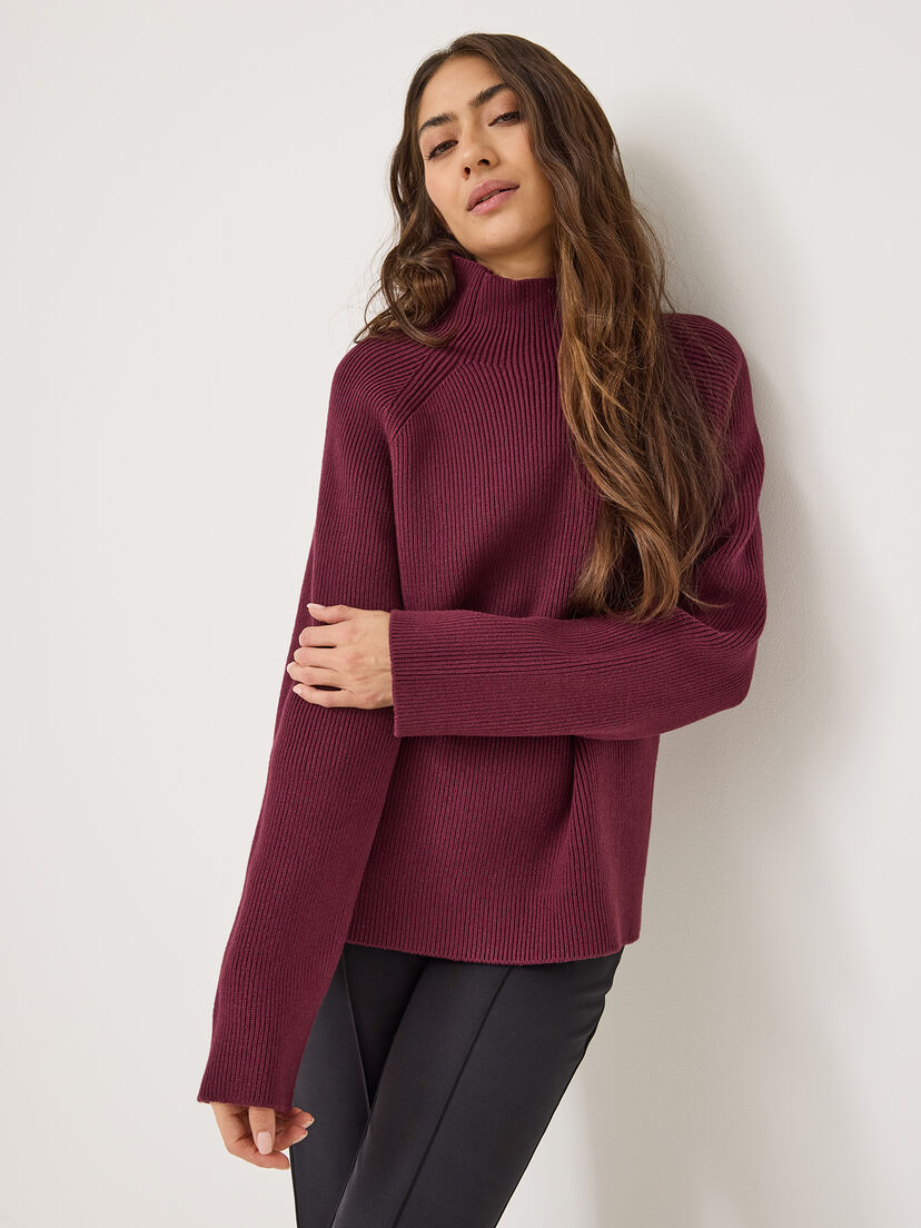 Gebreide trui, Fig, hi-res